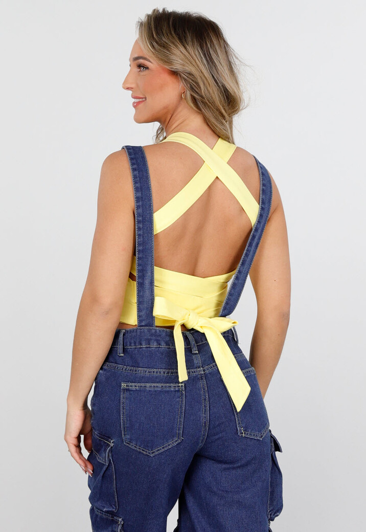 Verstelbare Cargo Tuinbroek met Baggy Fit