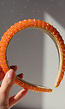 Oranje Haarband met Kraaltjes