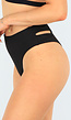 High Waist String Bikinibroekje met Cut Out