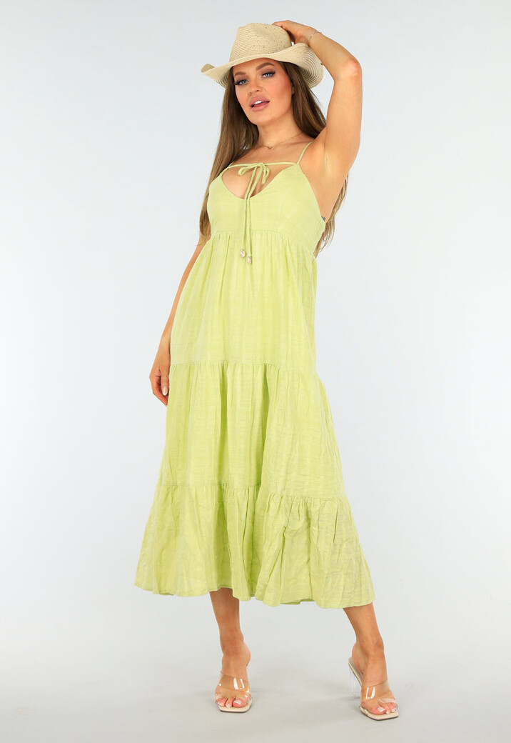 Beige Cowboy Hoed met Aantrekkoord en Pailletten