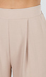 High Waist Beige Soepele Pantalon