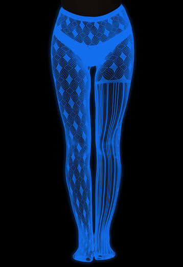 Glow in the Dark Panty met Ruiten en Strepen