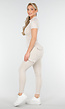 Beige Sportset met Cargozakken en Scrunch