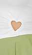 Witte Mouwloze Stretch Cropped Top met Hart Cut Outs