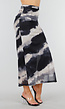 Tie Dye Stretch Maxi Rok met Ingewerkte Rok