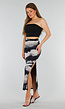 Tie Dye Stretch Maxi Rok met Ingewerkte Rok