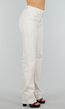 Offwhite Jeansbroek in Tall Fit met Stretch,  Straight Leg en Mid Waist
