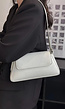 Witte Verstelbare Lederlook Schoudertas