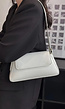 Witte Verstelbare Lederlook Schoudertas