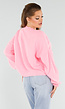 Roze Blouse met Hartzakken en Knooplint Detail