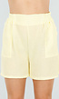 Butter Yellow Blazerset met Short en Zakken