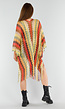 Multicolor Gehaakte Cover-Up met Zigzag en Franjes