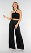 Zwarte Halter Set met Wijde Broek
