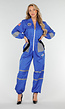 Blauw NASA Astronaut Kostuum met Patches en Reflecterende Strepen
