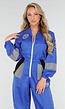 Blauw NASA Astronaut Kostuum met Patches en Reflecterende Strepen