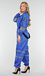 Blauw NASA Astronaut Kostuum met Patches en Reflecterende Strepen