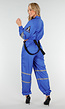 Blauw NASA Astronaut Kostuum met Patches en Reflecterende Strepen