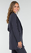 Antraciet Halflange Stretch Blazer