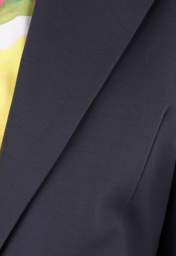 Antraciet Halflange Stretch Blazer