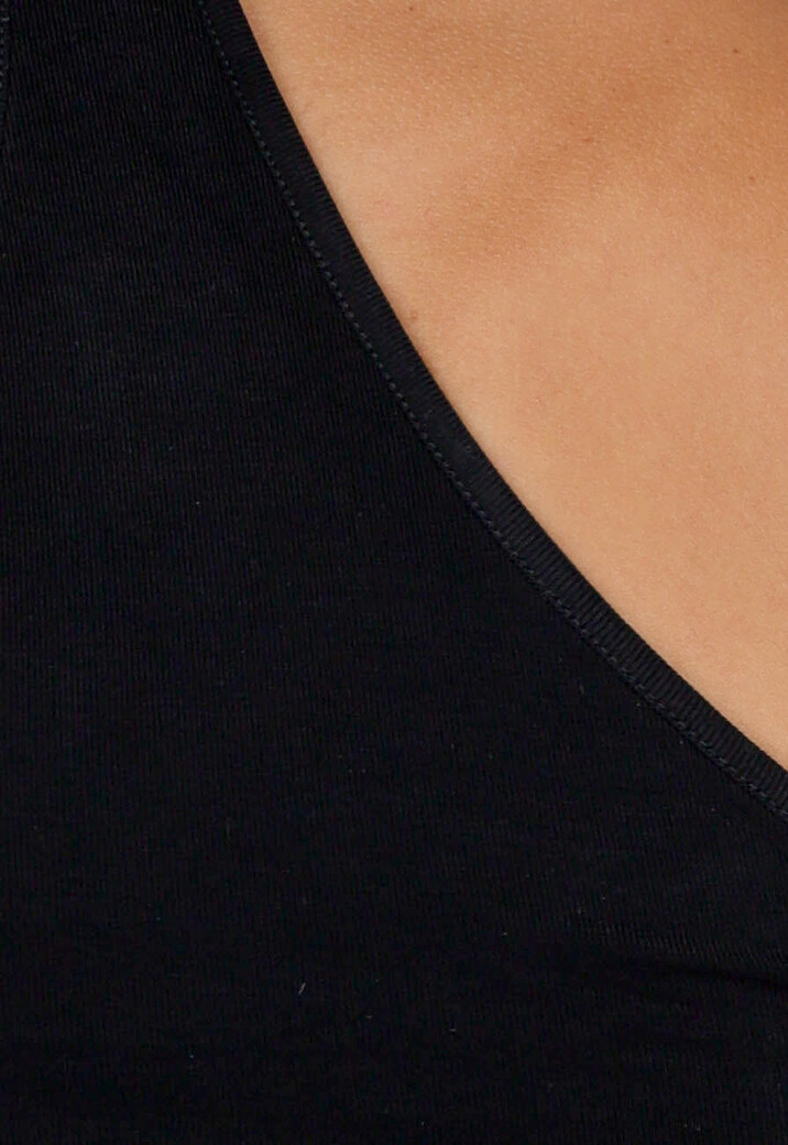 Zwarte Bodysuit met Vaste Choker