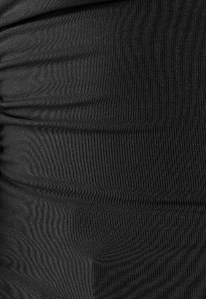 Zwarte Stretch Top met Pads en Spaghettibandjes