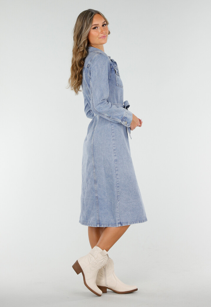 Beige Western Enkellaarsjes met Sierstiksels en Rits