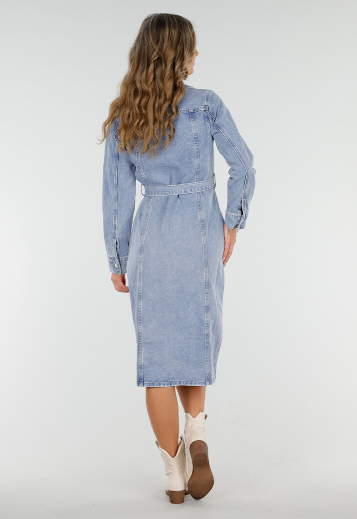 Beige Western Enkellaarsjes met Sierstiksels en Rits