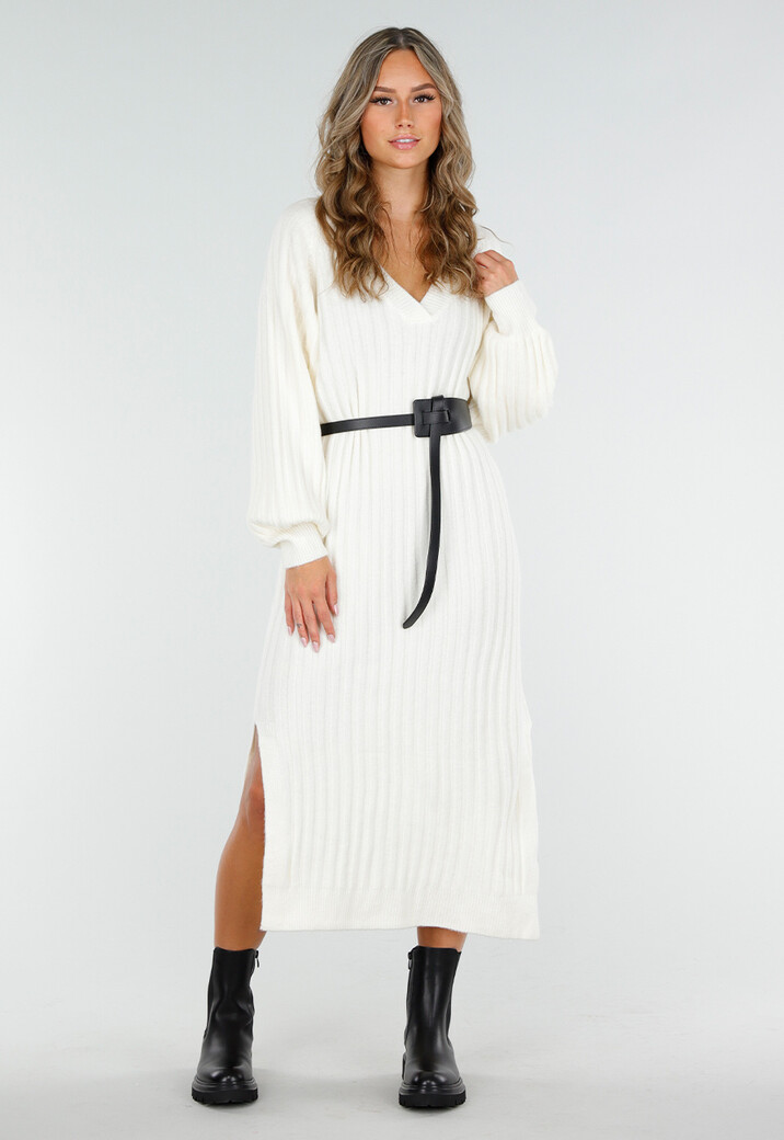 Zwarte Lederlook Enkelboots met Chunky Zool en Zijrits