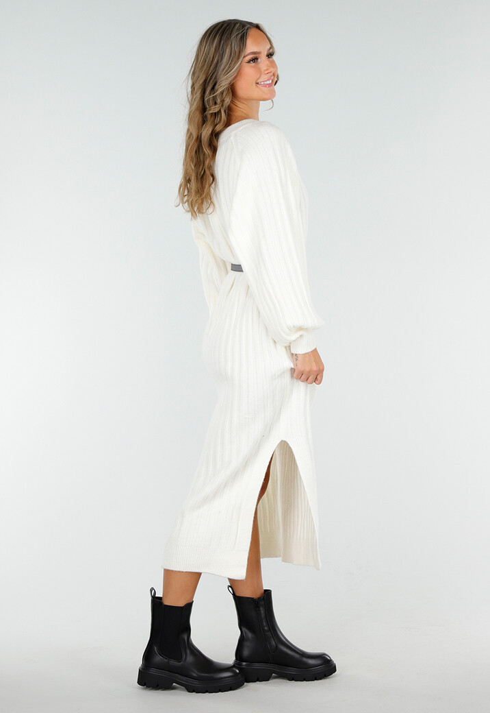 Zwarte Lederlook Enkelboots met Chunky Zool en Zijrits