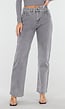Grijze Straight Stretch Jeans