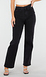 Zwarte Straight Stretch Jeans