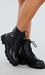 Zwarte Veterboots