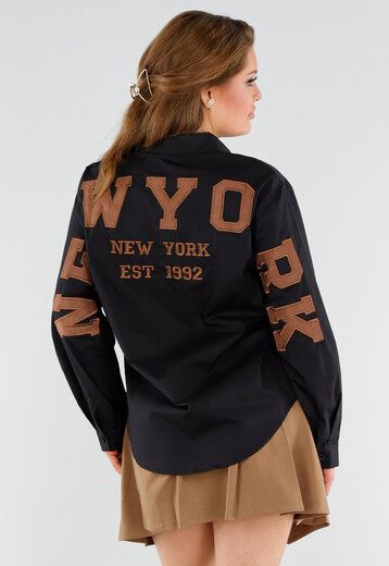 Zwarte Blouse New York