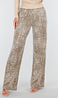 Camel Print Stretchbroek