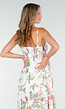 Lange Maxi Jurk met Bloemenprint en Spaghetti Bandjes