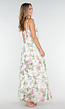 Lange Maxi Jurk met Bloemenprint en Spaghetti Bandjes