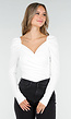 Witte Top met Overslag