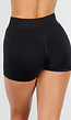 Zwarte Shapewear Short met Hoge Taille en Stretch