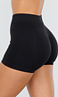 Zwarte Shapewear Short met Hoge Taille en Stretch