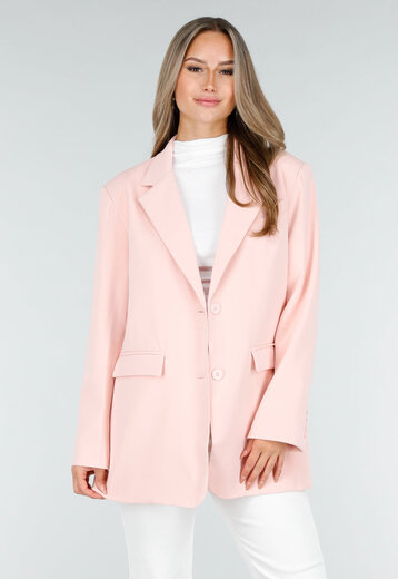 Lichtroze Oversized Blazer