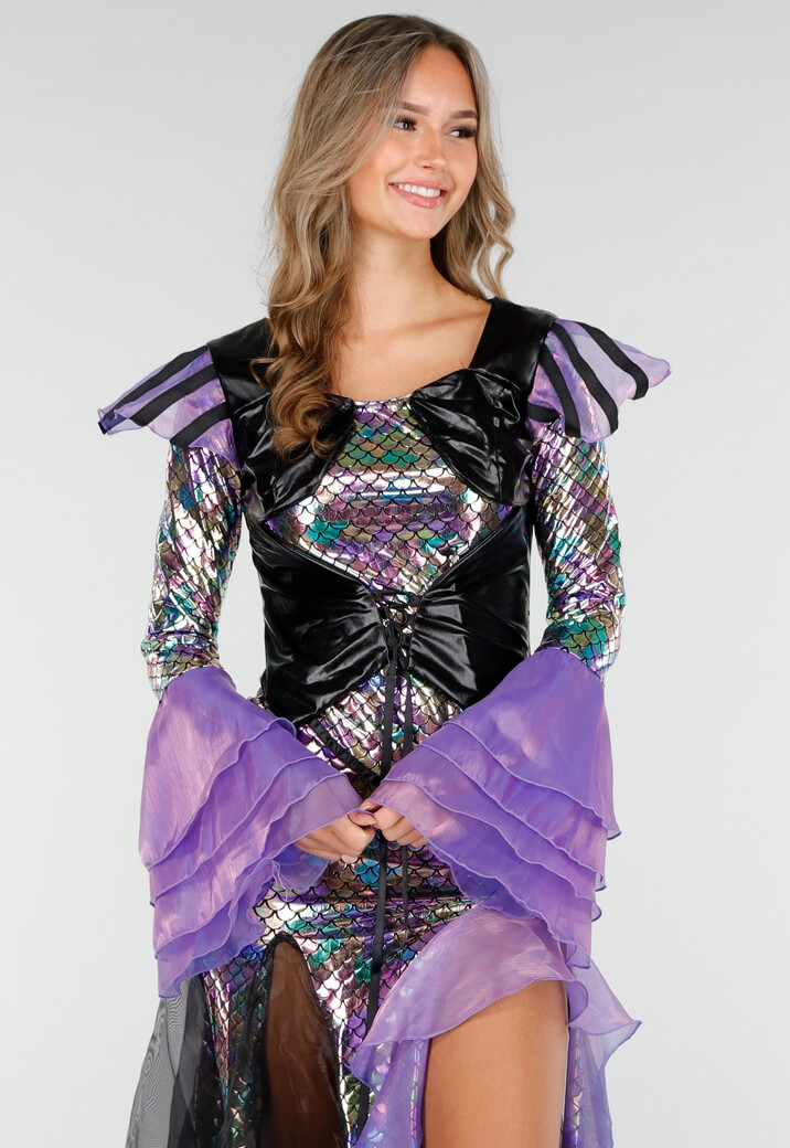 Zeemeermin Party Kostuum met Lange Rok