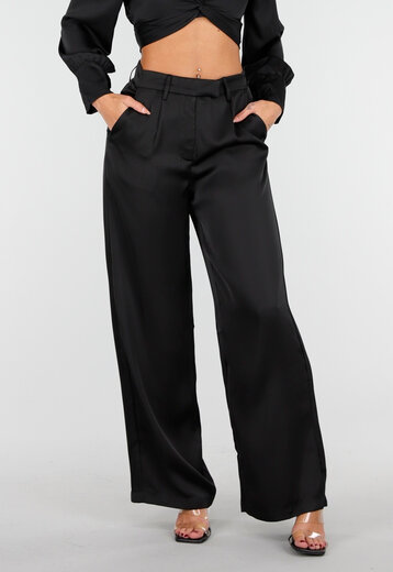 Zwarte Wide Leg Broek