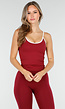 Bordeaux Push up Top