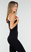 Zwarte Sportieve Top met Push Up Effect