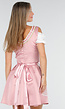 Traditionele Dirndl in Roze met Borduursel
