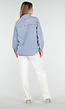 Denim Blouse met Lange Mouwen en Knopen