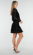 Zwarte Kant Jurk met Lange Mouwen en Stretch