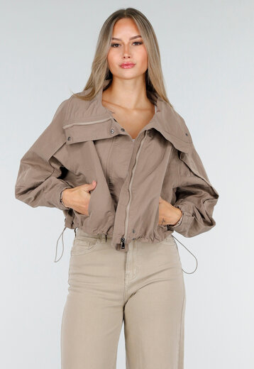 Taupekleurig Cropped Jack