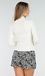 Minirok met All Over Print in Zwart en Beige