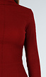 Rode Stretch Coltrui met Lange Mouwen
